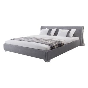 Cama tecido paris 140 x 200 cm cinzento