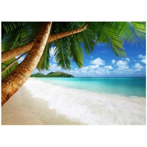 Papel de parede praia mar 350x250 fotomurais não tecidos