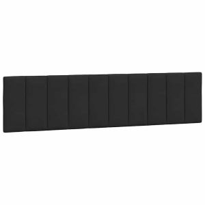 vidaXL cabecero de cama acolchado hanko terciopelo negro 200 cm