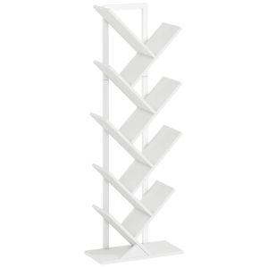 Estante para livro 50x24x136 cm color blanco Homcom