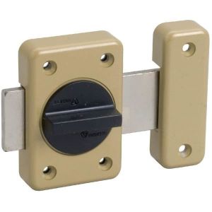 Fechadura rxp com botão cilindro bronze 40mm - vachette - 16401000
