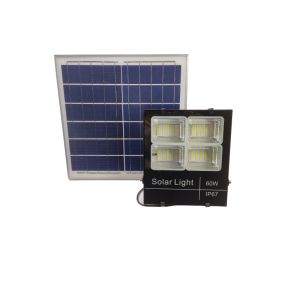 Solar LED holofote 60w painel separado600 lm 120 LEDs