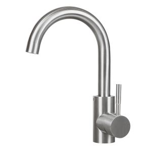 Nettlife torneira de cozinha prateado 13x4