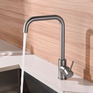 Torneira misturador de cozinha sky bath níquel escovado inox s304