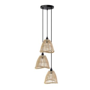 Lámpara colgante de ratán felia - beige