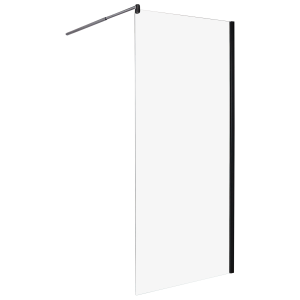 Painel de duche ahaus 90 x 190 cm preto