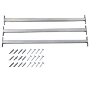 vidaXL barras de seguridad ajustables para ventanas 3 uds 710-1200 mm