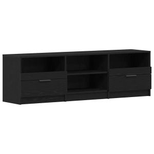 Móvel de tv - helloshop26 - 150 x 33,5 x 45 cm - retangular - preto fosco -