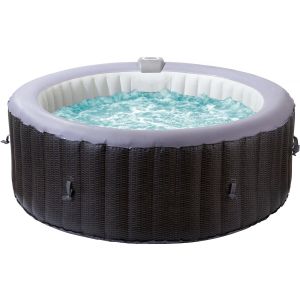 Spa insuflável em PVC "málaga" - 4 lugares - cinza