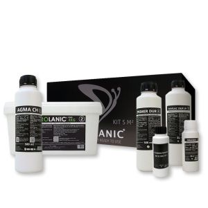 Kit microcimento sal 5m² parede/gesso/pintura cinzento 20%