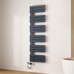 Emke toalheiro elétrico 1599x500 mm cinza antracite 1000w Wi-Fi ipx4
