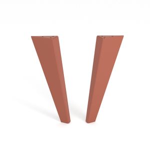 Rei | pé de metal 995 para mesa de centro ou armário | altura 30 cm | 90 x