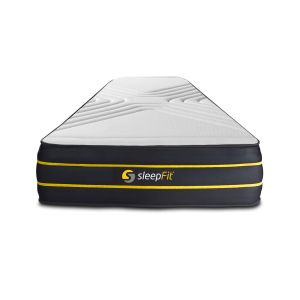 Colchão sleepfit ultra (90x200 cm - espuma viscoelástica e micro molas ensa