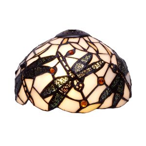 Abajur tiffany avulso, série pedrera, 30 cm de ø