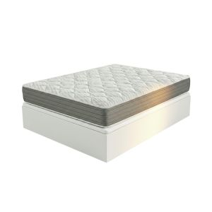 Colchão 150x200+sommier com arrumação branco royal sleep ceramic20 montagem