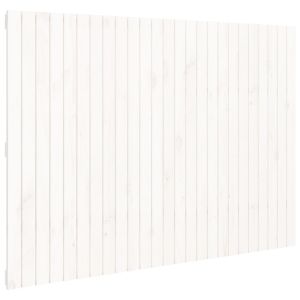vidaXL cabecero de cama pared madera maciza pino blanco 159,5x3x110 cm