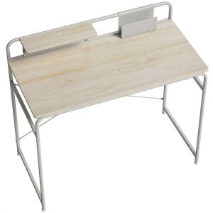 Secretária 98x48x88.5 cm color marrón Homcom, escritório - secretárias
