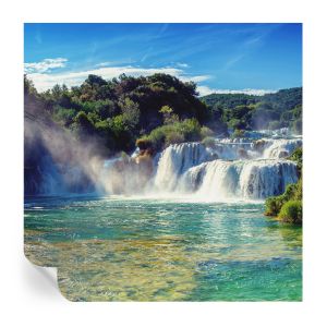 Papel parede adesivo paisagem de cachoeira 250x250 tulup