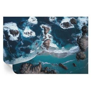 Papel de parede autocolante ondas do oceano 104x152 tulup