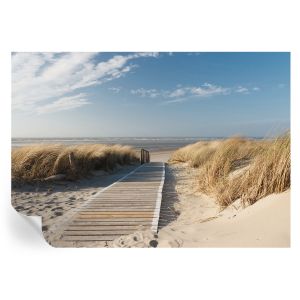 Papel de parede autocolante caminho marinho 208x146 tulup