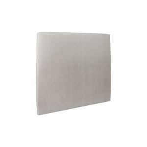 Cabeceira estofada de 180 cm - tecido gris clair velours - cinzento claro