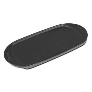 Chapa de cerâmica weber 40,6x21,8x3 cm acessório multiuso para churras