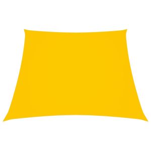 vidaXL toldo de vela tela oxford trapecio amarillo 2/4x3 m