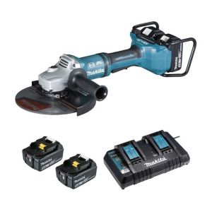 Meuleuse Makita mm - 36v - 2x18v li-ion - 4 baterias 5ah + 1 carregador ráp