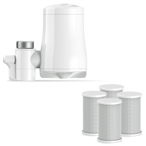 Filtro torneira Tappwater EcoPro 5 etapas +100 substâncias pack anual