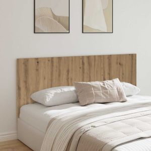 Cabeceira cama 200x1,5x80 cm deriv. Madeira carvalho artisiano