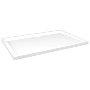 Base de chuveiro retangular em abs vidaxl 80x120 cm