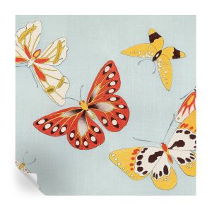 Papel de parede adesivo borboletas artísticas 250x250 tulup