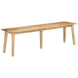 Banco 160x40x45 cm madeira de mangueira maciça wf812603