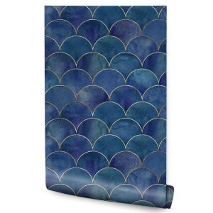 Papel de parede vlieseline padrões abstractos para o quarto moderna