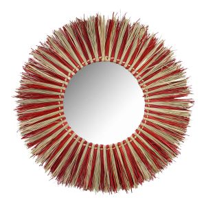 Espelho de parede em aLGas redondo meer ø76cm Thinia Home