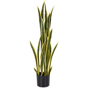 Sanseveria artificial 26 hojas verde 70x70x120