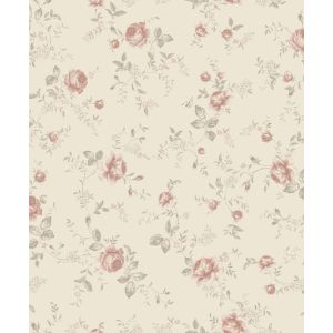 Borastapeter papel de parede flores bege quenteecor-de-rosa