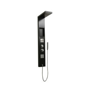 Coluna de hidromassagem em alumínio. Modelo a-851 preto