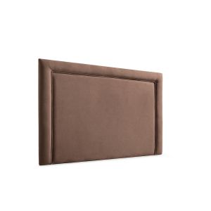 Cabeceira estofada regina aqualine 190x115x5 cm - chocolate - moonia