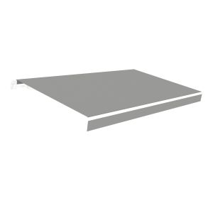 Lona para toldos 4x2,5 – cinza poliéster 383x250cm – proteção uv