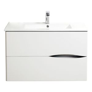 Ondee - móvel de casa de banho 2doo - 90cm - branco - entregue montado