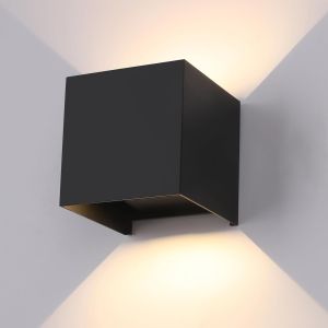 Luminária de parede interior e exterior impermeável 12 w branco puro