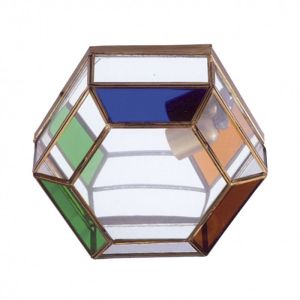 Fab 1.873-cores | candeeiro de teto granadino cores 1xE27 27x27x11