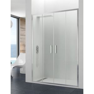 Resguardo de chuveiro allstone titan 2+2 140 cm transparente