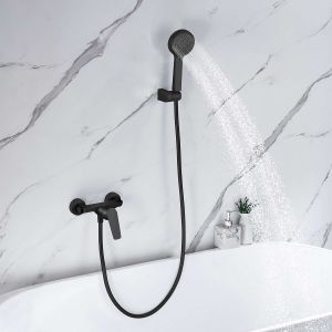 Misturador duche sky bath preto mate série nature