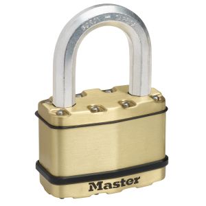 Fechadura - master lock - m15beurdlf - 64mm - acabamento em latão - laminad
