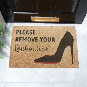 Felpudo please remove your louboutins (60 x 40 cm)
