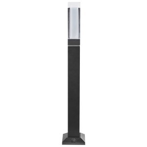 Candeeiro LED bollard para jardim awuna preto