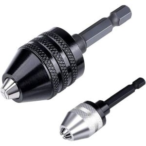 Adaptador câmbio rápido 0,3-6,5mm hexagonal 1/4"