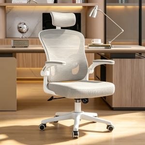 Rattantree cadeira de escritório ergonómica com altura ajustável,cinza